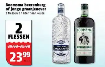 Poiesz Boomsma beerenburg of jonge graanjenever aanbieding