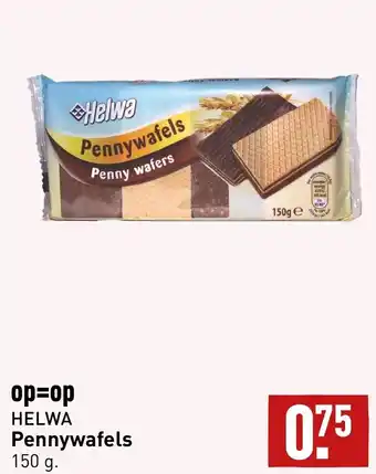 ALDI Helwa pennywafels 150g aanbieding