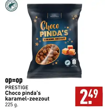 ALDI Prestige choco pinda's karamel-zeezout 225g aanbieding