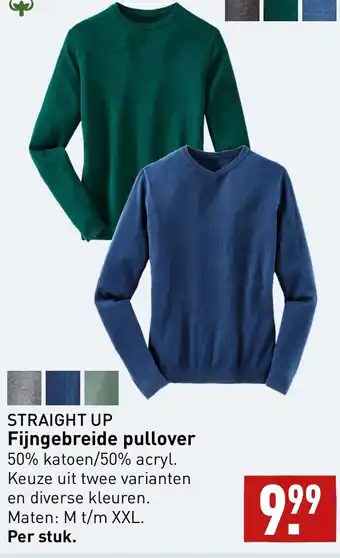 ALDI Straight up fijngebreid pullover aanbieding