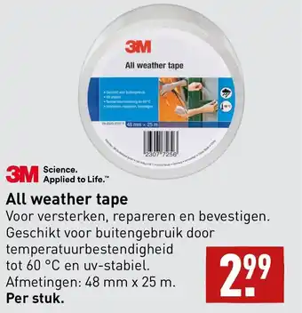 ALDI All weather tape aanbieding