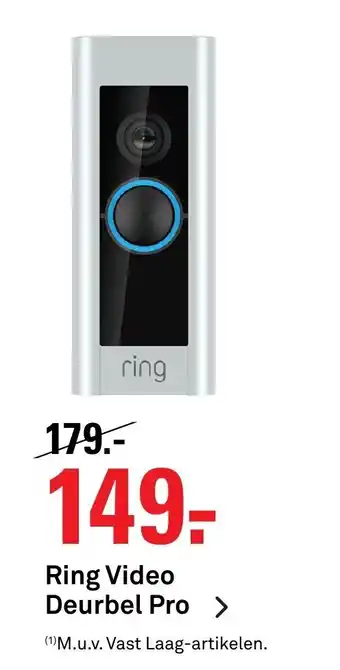 Karwei Ring Video Deurbel Pro aanbieding