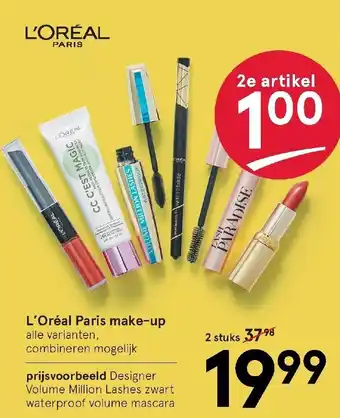 Etos L'Oreal Paris Make-Up 2st aanbieding