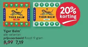 Etos Tiger Balm aanbieding