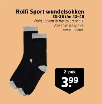 Trekpleister Rolfi Sport wandelsokken 2-pak aanbieding