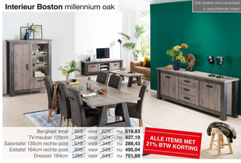 Woonsquare Interieur Boston millennium oak vanaf aanbieding