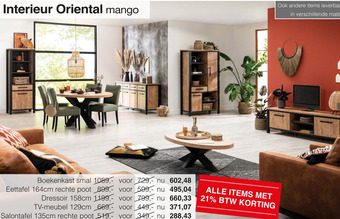 Woonsquare Interieur Oriental mango vanaf aanbieding