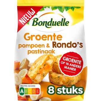 Albert Heijn Bonduelle groente rondo's pompoen & pastinaak aanbieding