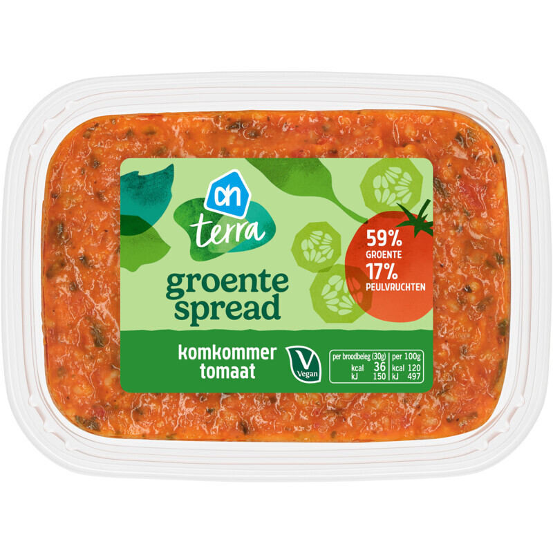 Albert Heijn Ah groentespread komkommer tomaat aanbieding
