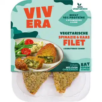 Albert Heijn Vivera vegetarische spinazie & kaas filet aanbieding