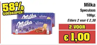 Budget Food Milka Speculaas aanbieding