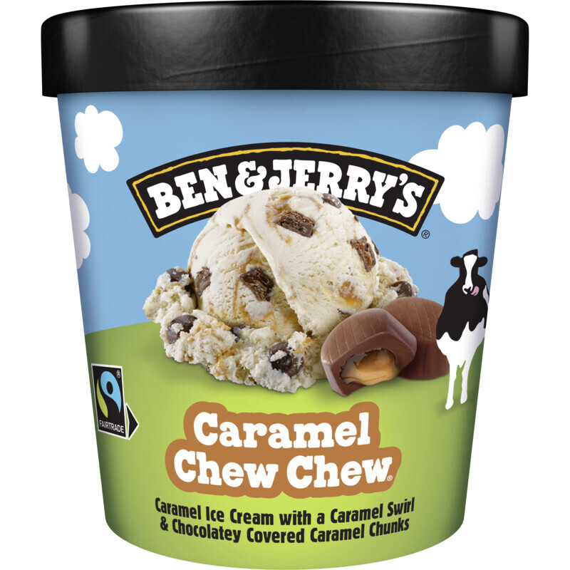 Albert Heijn Ben & jerry's caramel chew chew aanbieding