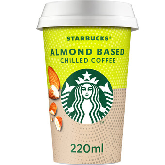 Albert Heijn Starbucks almond based chilled coffee aanbieding