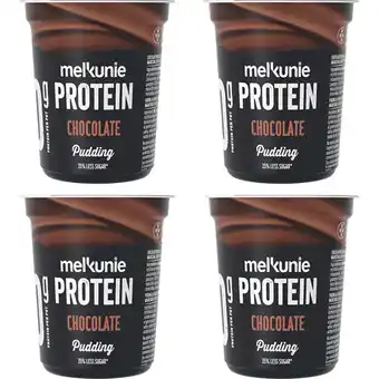 Albert Heijn Melkunie protein chocolade pudding pakket aanbieding