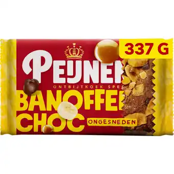 Albert Heijn Peijnenburg ontbijtkoek banoffee choc ongesneden aanbieding