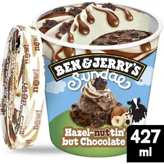 Albert Heijn Ben & jerry's hazel-nuttin but chocolate sundae aanbieding