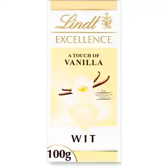 Albert Heijn Lindt excellence vanille witte chocolade aanbieding