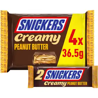 Albert Heijn Snickers creamy peanut butter aanbieding