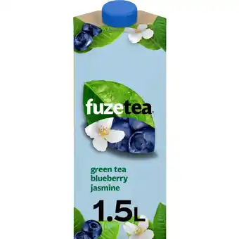 Albert Heijn Fuze tea green ice tea blueberry jasmin aanbieding