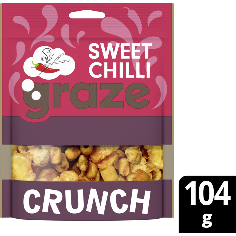 Graze sweet chilli crunch aanbieding bij Albert Heijn
