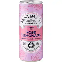 Albert Heijn Fentimans rose lemonade blik aanbieding