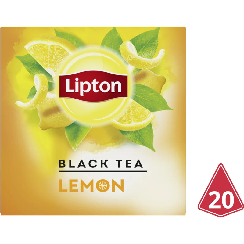 Albert Heijn Lipton black tea lemon aanbieding