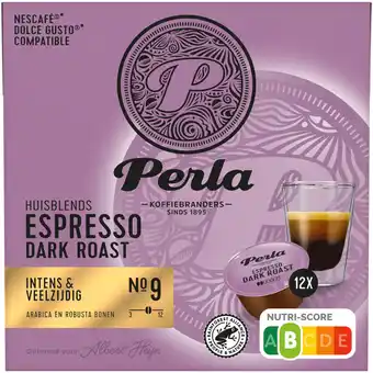 Albert Heijn Perla huisblends dolce gusto espresso dark roast aanbieding