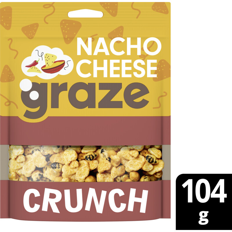 Graze nacho cheese crunch aanbieding bij Albert Heijn