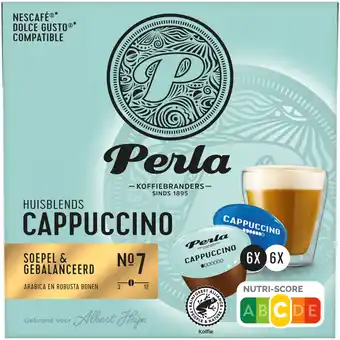 Albert Heijn Perla huisblends dolce gusto cappucino capsules aanbieding