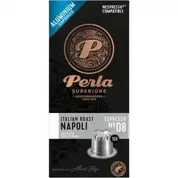 Albert Heijn Perla superiore italian roast napoli capsules aanbieding