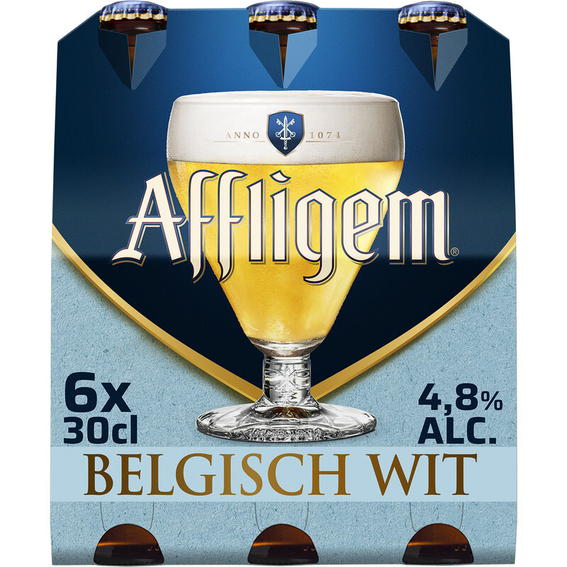 Albert Heijn Affligem belgisch wit 6-pack aanbieding