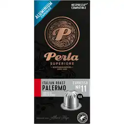 Albert Heijn Perla superiore italian roast palermo espresso capsules aanbieding