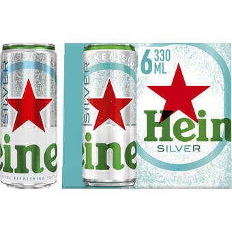 Albert Heijn Heineken silver 6-pack aanbieding