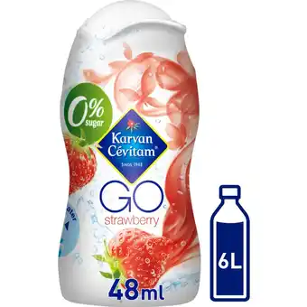 Albert Heijn Karvan cévitam siroop go aardbeien aanbieding