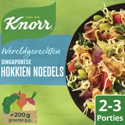 Albert Heijn Knorr wereldgerechten singaporese hokkien mie aanbieding