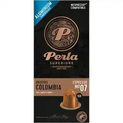 Albert Heijn Perla superiore origins colombia espresso capsules aanbieding