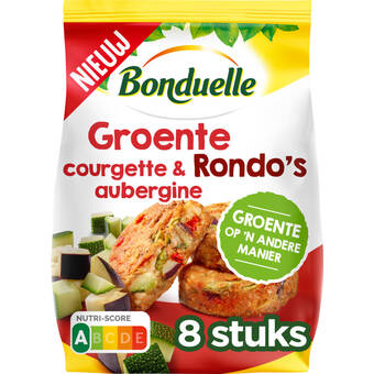 Albert Heijn Bonduelle groente rondo's courgette & aubergine aanbieding