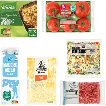 Albert Heijn Knorr lasagne complete maaltijdpakket aanbieding