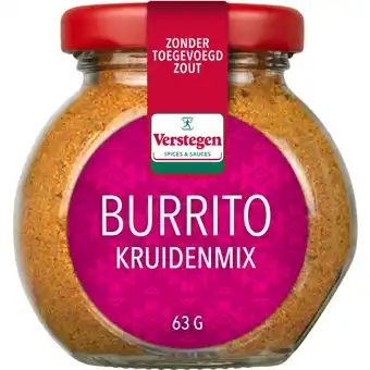 Albert Heijn Verstegen tex-mex blend voor burrito's aanbieding