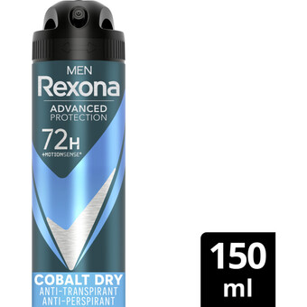 Albert Heijn Rexona men cobalt dry anti-transpirant spray aanbieding