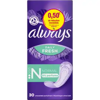 Albert Heijn Always dailies fresh & protect inlegkruisjes aanbieding