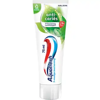 Albert Heijn Aquafresh anti-caris tandpasta aanbieding