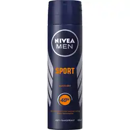 Albert Heijn Nivea men sport anti-transpirant spray aanbieding