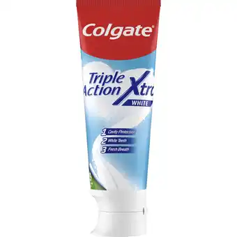 Albert Heijn Colgate triple action extra whitening tandpasta aanbieding