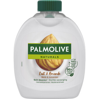 Albert Heijn Palmolive naturals amandel handzeep navulling aanbieding