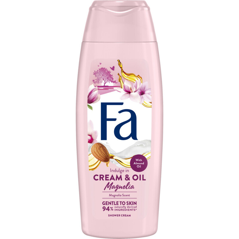 Fa shower gel cream & oil silk magnolia aanbieding bij Albert Heijn