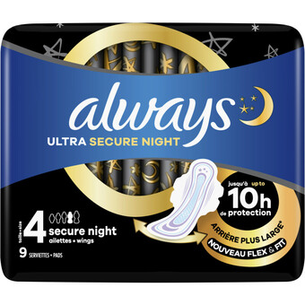 Albert Heijn Always ultra secure night maat 4 maandverband aanbieding