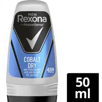 Albert Heijn Rexona men dry cobalt deodorant roller aanbieding