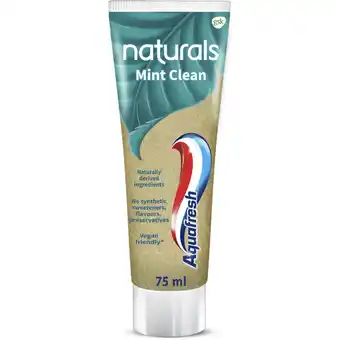 Albert Heijn Aquafresh naturals mint clean aanbieding