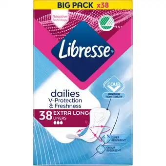 Albert Heijn Libresse dailies extra long liners bigpack aanbieding